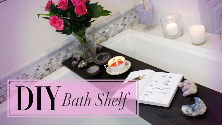 DIY Bath Decor & Shelf | Personal Spa | ANNEORSHINE