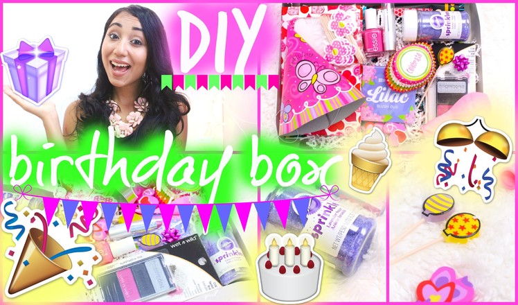 DIY Birthday Box. Birthday Care Package | #DIYITGIRL