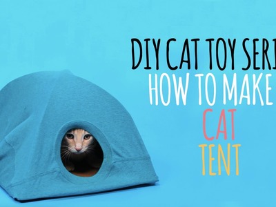 DIY Cat Toys - How to Make a Cat Tent
