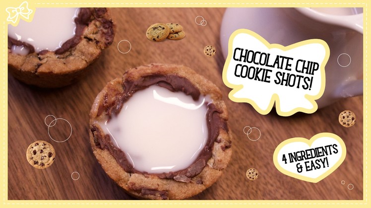 DIY Chocolate Chip Cookie Milk Shots!