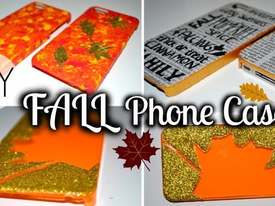 DIY Fall Phone Cases