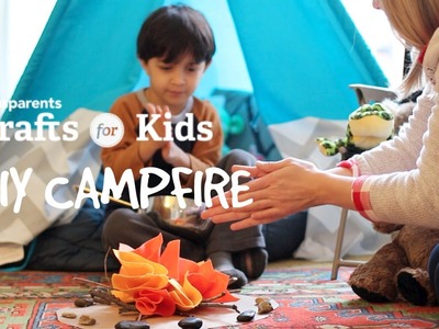 DIY Felt Campfire | Crafts for Kids | PBS Parents