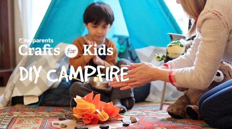 DIY Felt Campfire | Crafts for Kids | PBS Parents