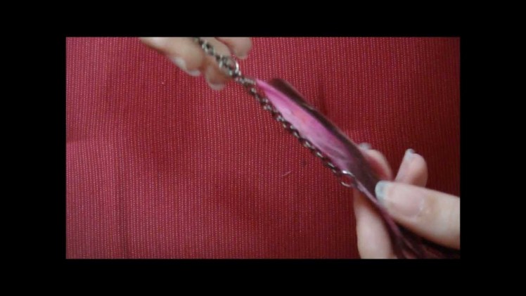 ❤ DIY - How To Make Feather Hair Extension ❤