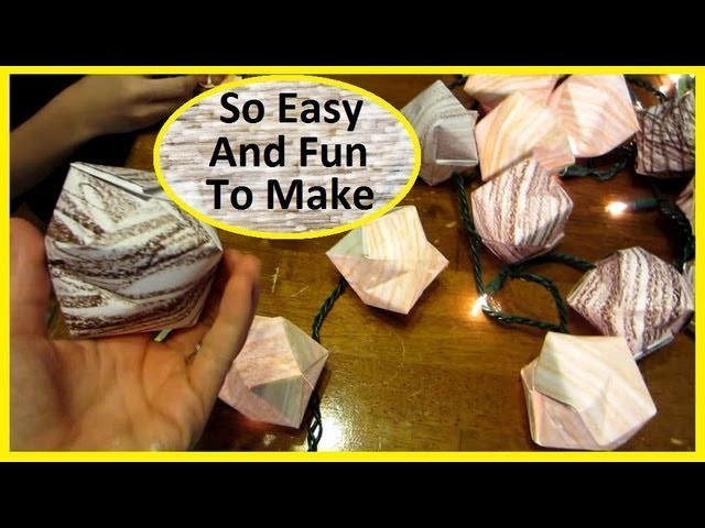 DIY Origami Lanterns
