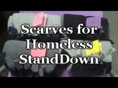 DIY Scarves - Homeless Stand Down