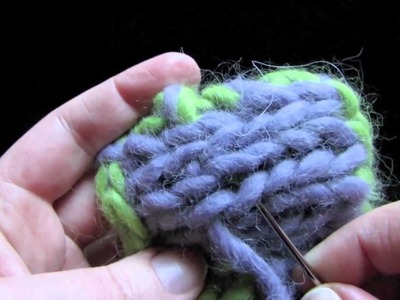Double Knitting - Weaving in Ends