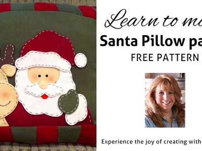 FREE CHRISTMAS CROCHET SANTA PILLOW PATTERN - Part 1 Maggie Weldon Maggie's Crochet