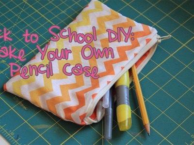 [GIVEAWAY IS CLOSED] How To Make a Pencil Case | Back to School DIY