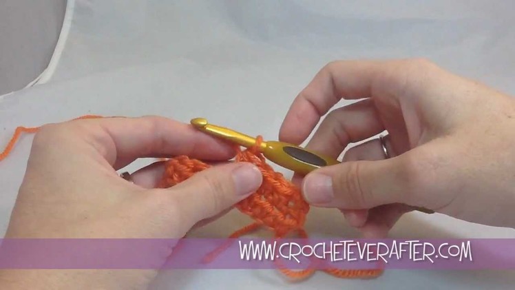 Half Double Crochet Tutorial #3: HDC in Middle of Row