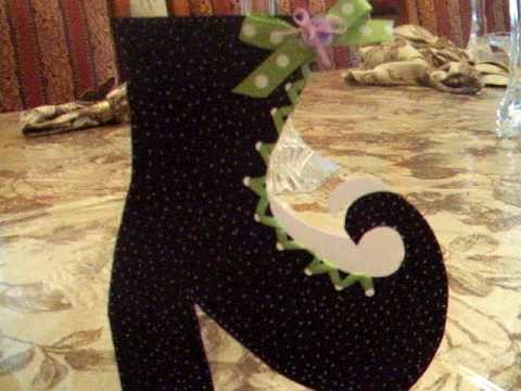 Halloween Card - Paper Crafts Witches Boot!