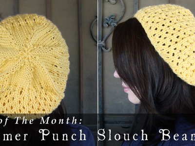 Hat of The Month  |  June 2013  |  Summer Punch Slouch Beanie