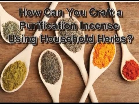 How Can You Craft an Incense Using Household Herbs?