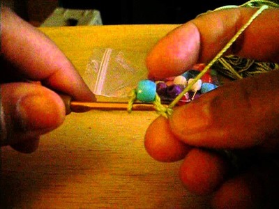 How to add a bead to chain with single crochet
