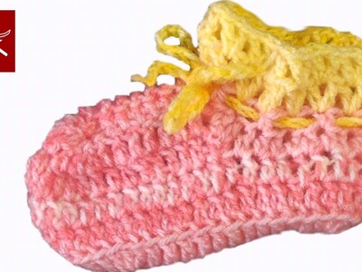 How to Crochet a Baby Bootie Shoe Crochet Geek