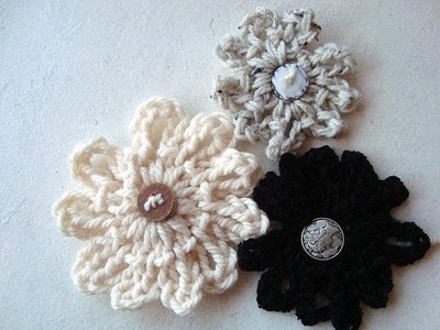 How to crochet a LOOPY FLOWER Easy!