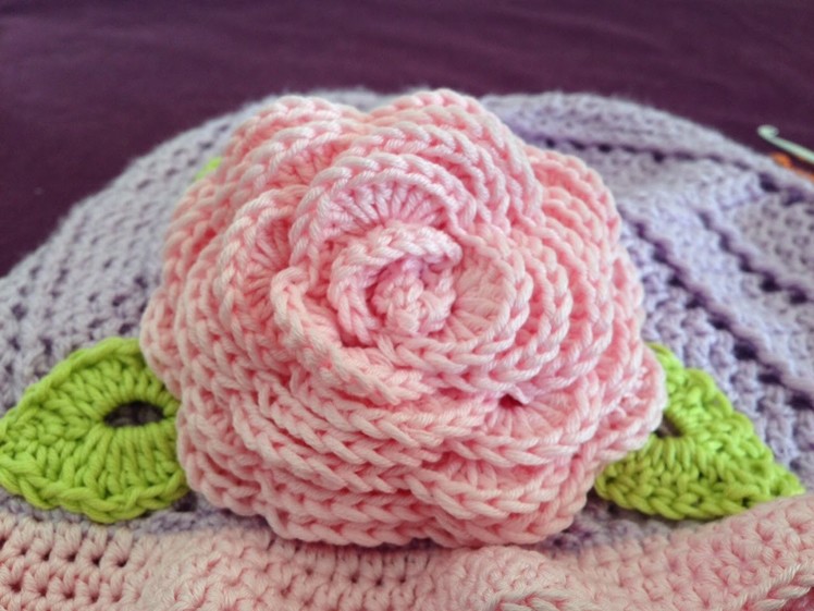 How to crochet big rose