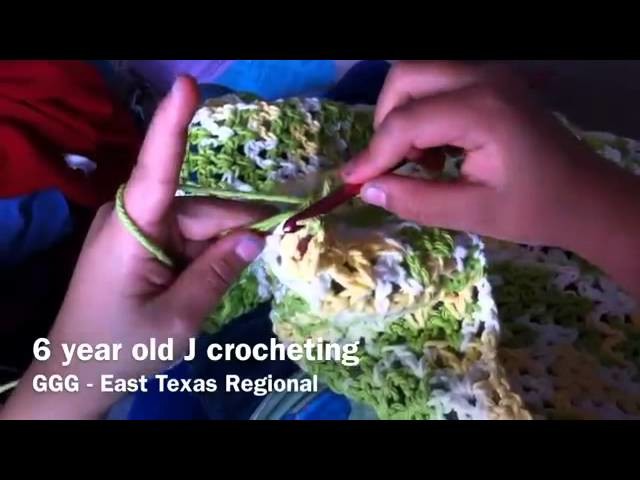 How to Crochet By 6 Year old J