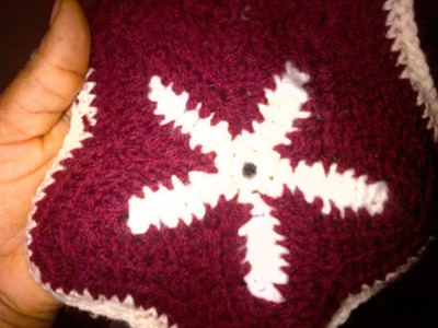 How to crochet Dishcloth 5