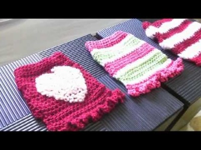 How to crochet dog sweater - Bijou's Candy Stripe Coat View of the finished Coat #1