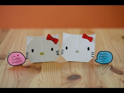 How to Fold Hello Kitty Origami (HD)