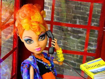 How to Make a Doll Telephone Booth with Telephone & Phone Book