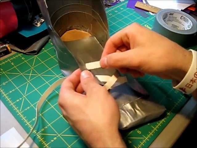 How to make Duct tape shoes Part 2