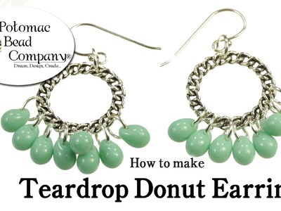 How to Make Easy Donut & Drop Earrings