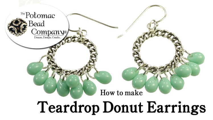 How to Make Easy Donut & Drop Earrings