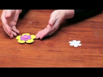 How to Make Roses or Flower Magnets Out of Foam : DIY Crafts