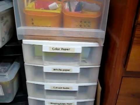 How to organize or Arts and Crafts supplies?