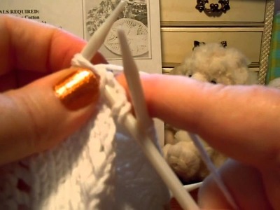 Knit Doily Dishcloth #4 - Round 18