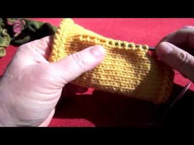 KNITTING TECHNIQUES:  Picking up the Ladder