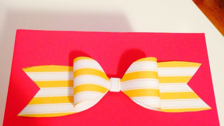 Make a Cute and Simple Paper Bow - DIY Crafts - Guidecentral