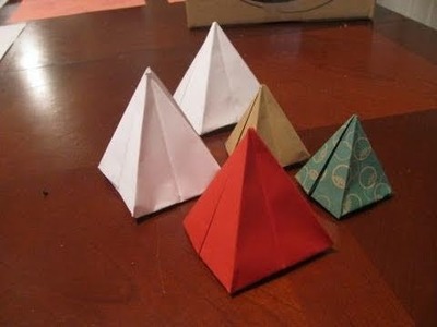 Make an Origami Pyramid