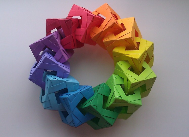 Origami Cube Ring Tutorial