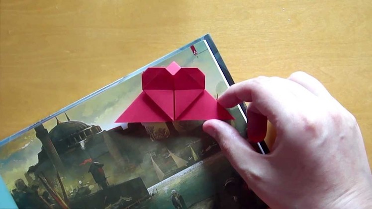 Origami Heart Bookmark