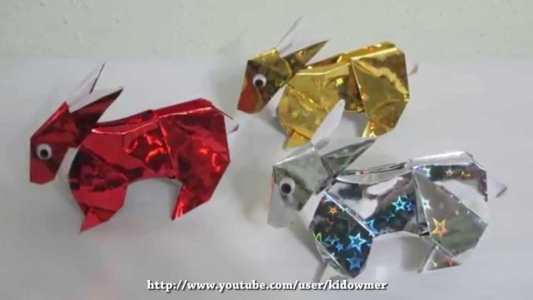 Origami Rabbit for Year of the Golden Rabbit 2011