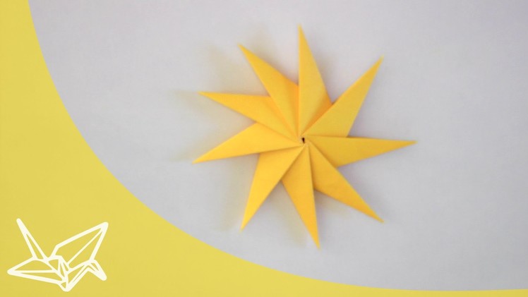 Origami spinning Star
