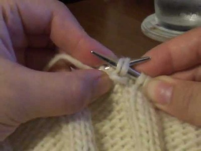 P2tog (Purl 2 Together)-Knitting Decrease Stitch
