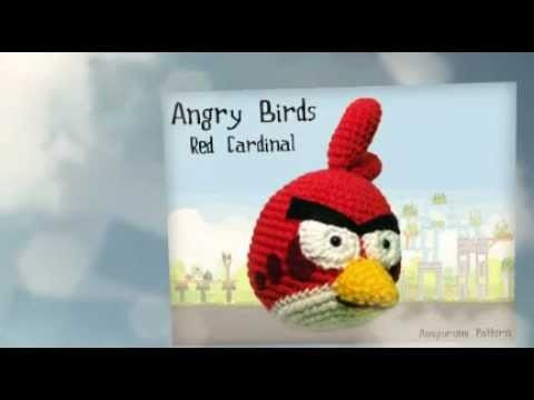 Red Bird Amigurumi Crochet Pattern