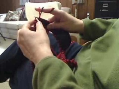 Right Handed double knitting