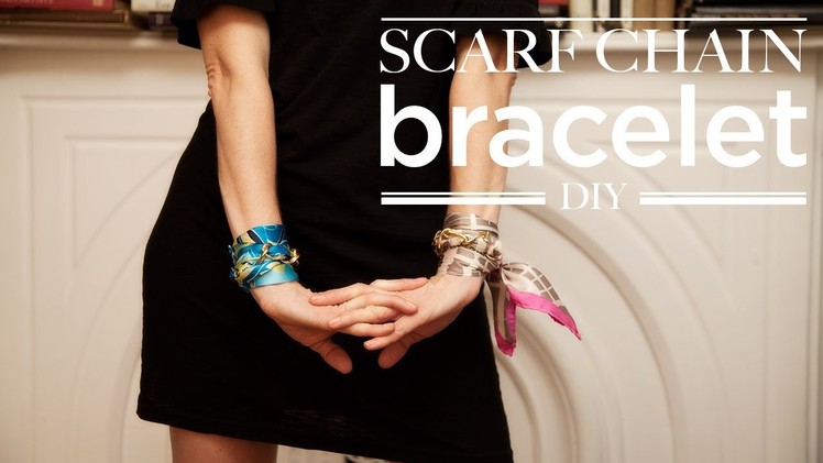 Scarf Chain Wrap Bracelet DIY