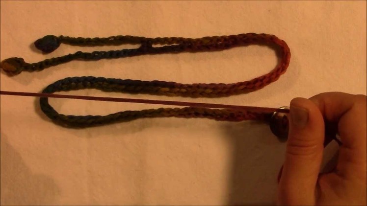 Simple Crochet Hair Tie Back with Button