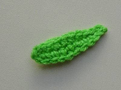 Slim Leaf Crochet Tutorial