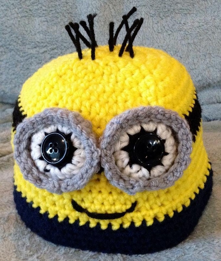 Small Minion Eye Tutorial | Crochet