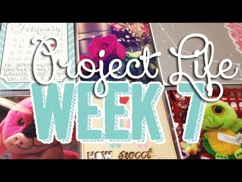 SP Episode 364: Week 7 Project Life Scrapbook Process Video using Gossamer Blue & Studio Calico Kits