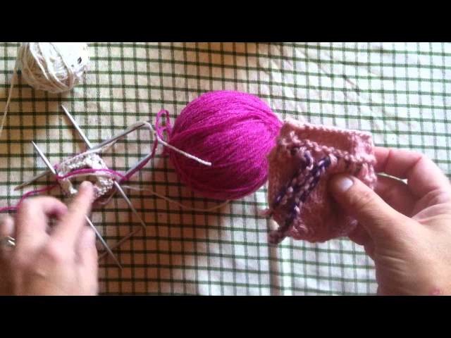 Tutorial Handarbeit* Babyhandschuhe Stricken*Knitting*