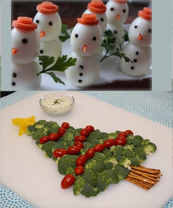 Two Adorable Food Decorating Ideas For Christmas - DIY .