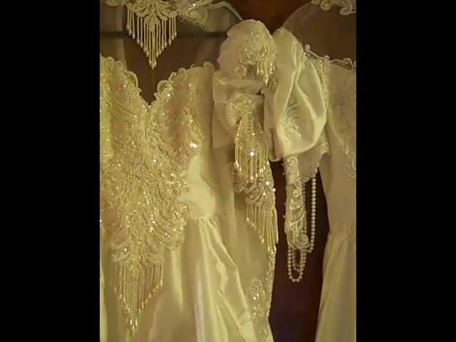 Wedding dresses I bought for appliques and lace trims!